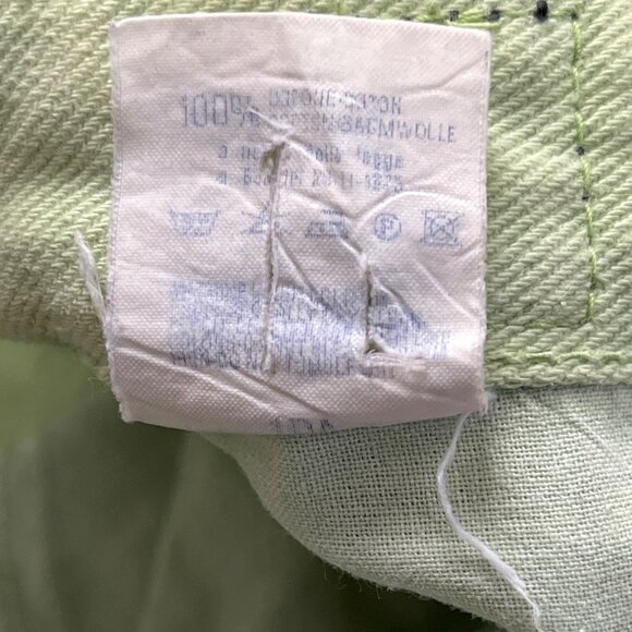 Mint Green Women’s Cotton Blend Skinny Fit Jeans Size 32x46 - Picture 11 of 12